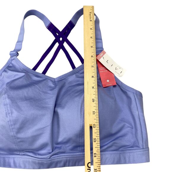 Livi Active By Lane Bryan Longline Bra Low Impact No Wire Sz 42 DD Purple $49.95 - Picture 8 of 13